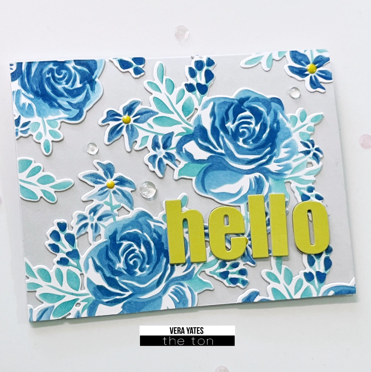 Bold General Greeting Word Plate Dies