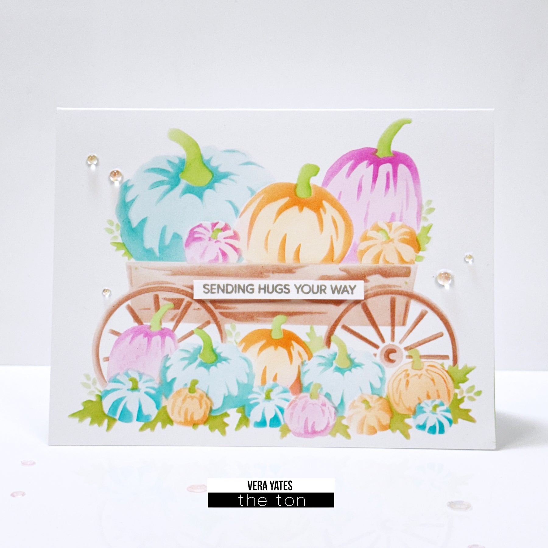 Pumpkin Wagon Layering Stencils