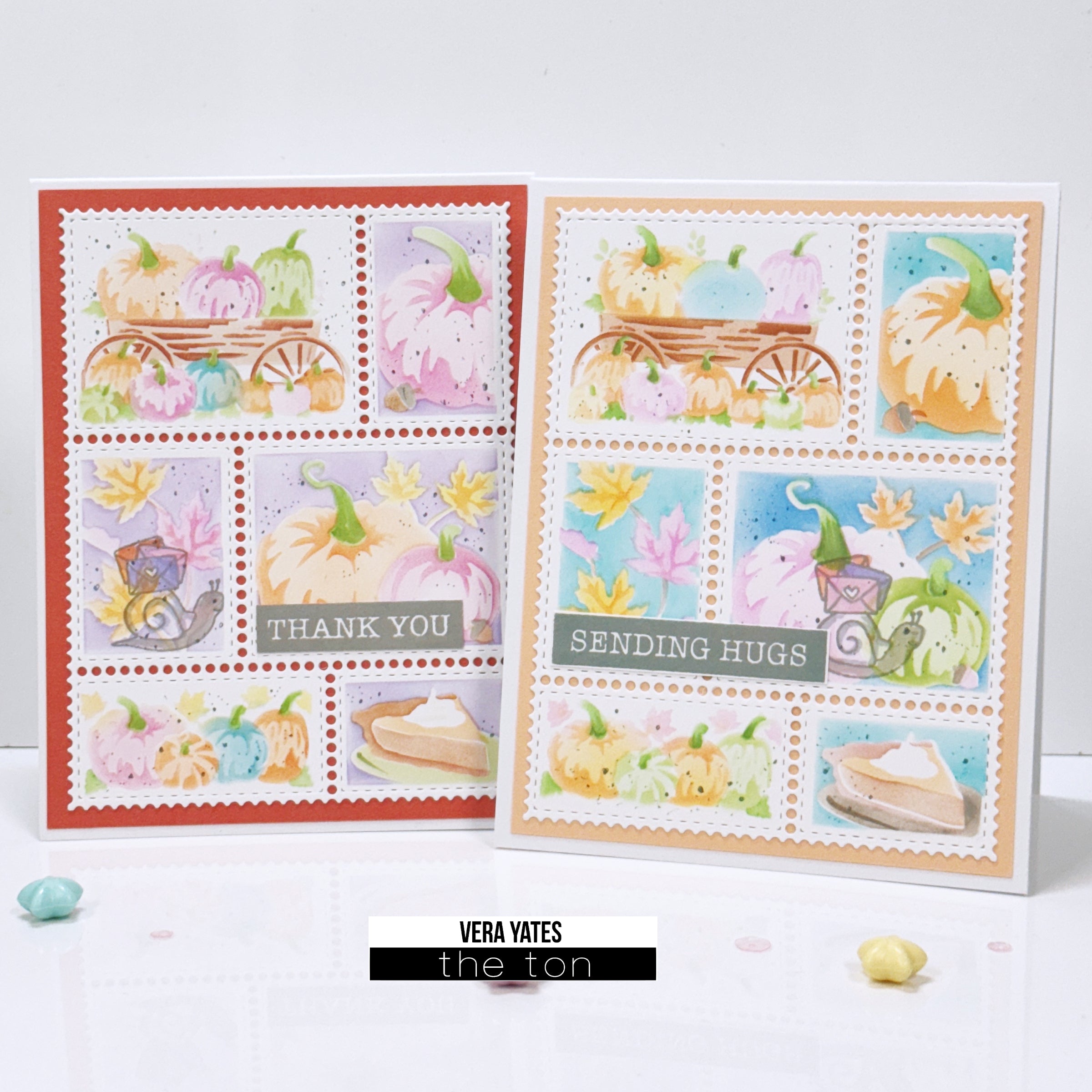 Postage: Autumn Layering Stencils