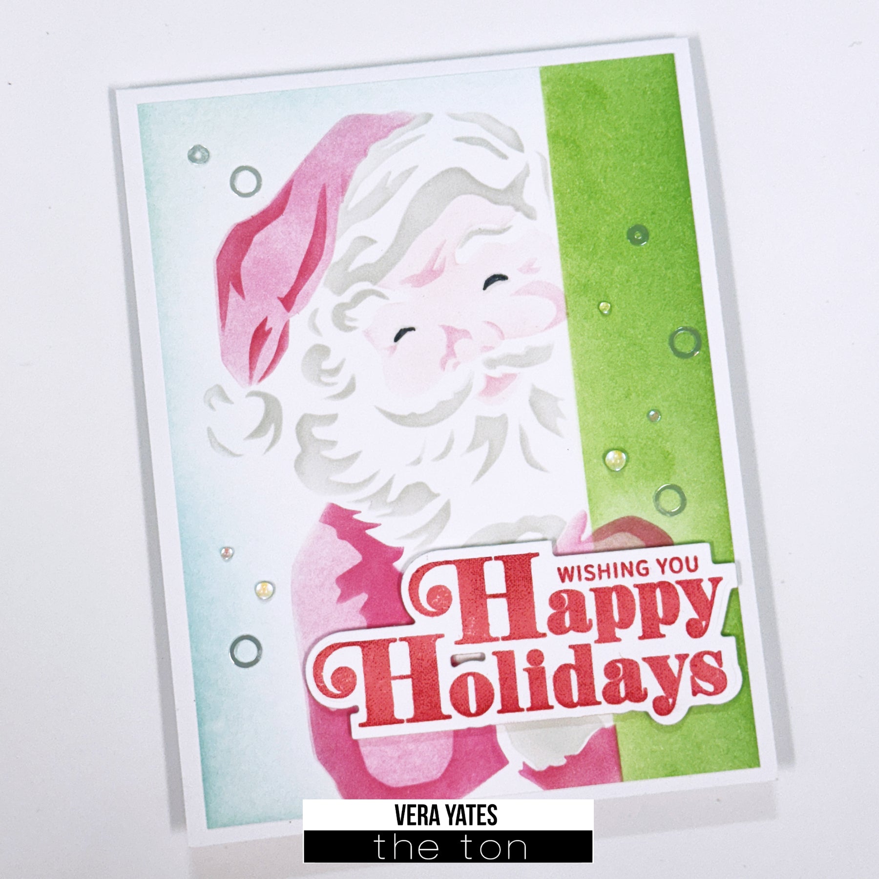 Peeking Santa Layering Stencils