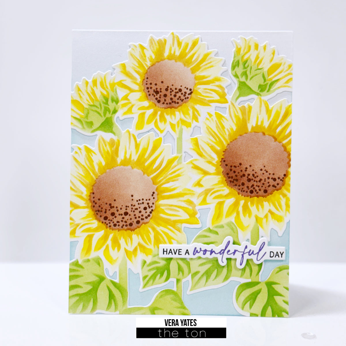 Sunflower Party Large Stencils