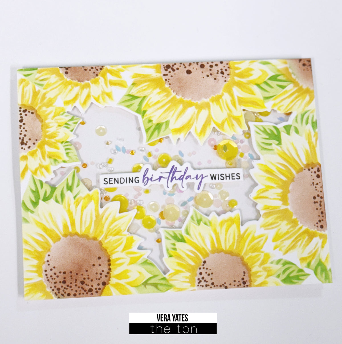 Sunflower Party Large Stencils