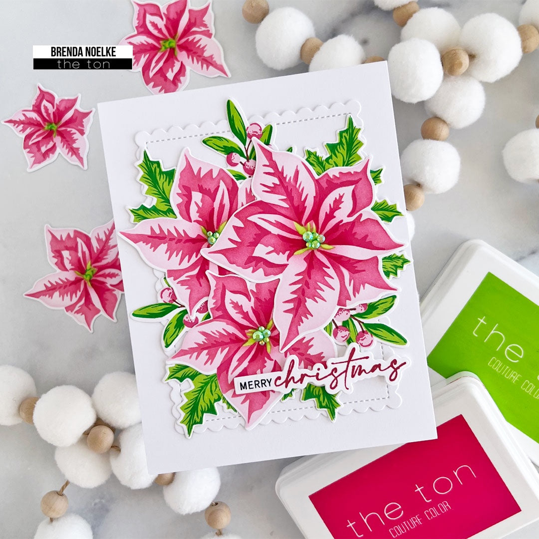 Poinsettias Unlocked Layering Stencils