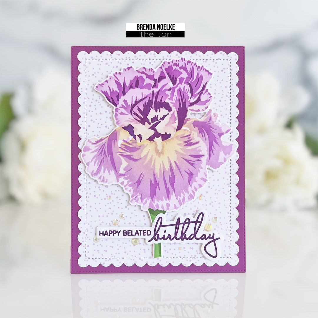 Speckled Background Stamp