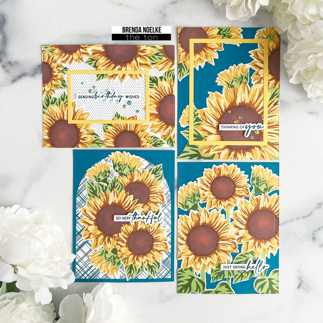 Sunflower Party Large Stencils