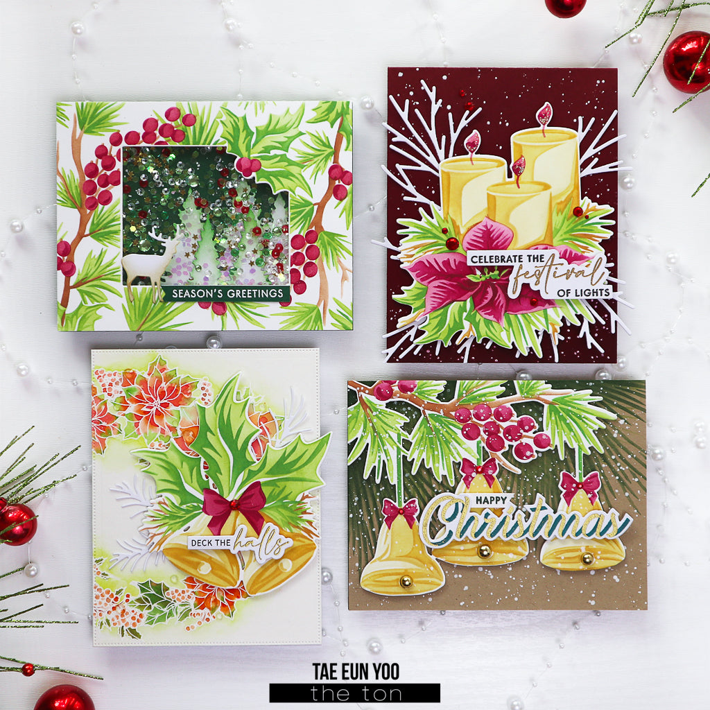 Holiday Bells Large Stencils