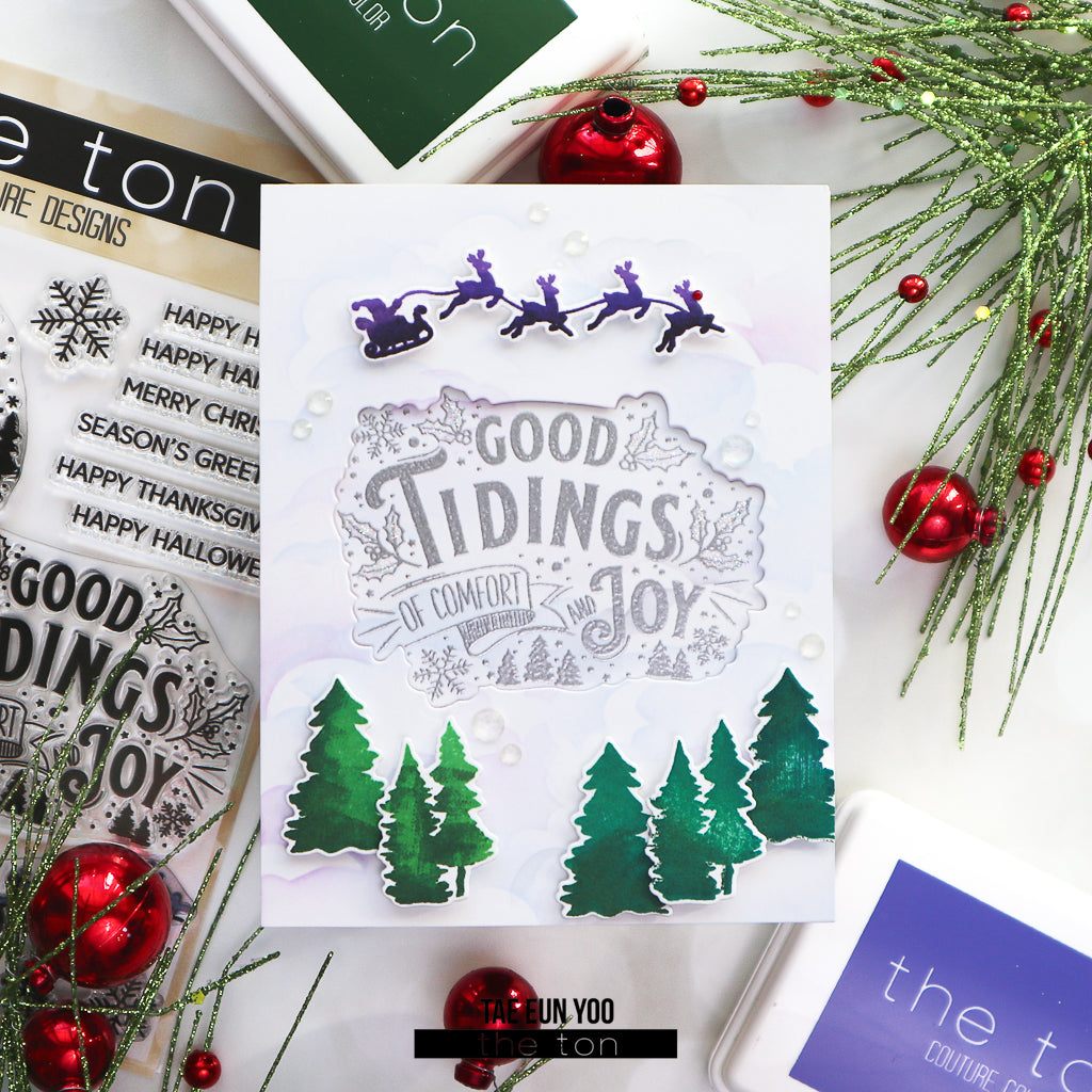 Good Tidings Sentiment Stamp