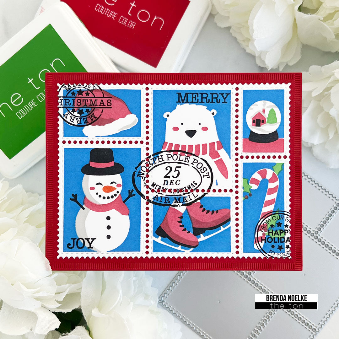Postage: Bear Layering Stencils