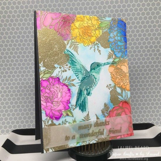 Floral Border Cling Background