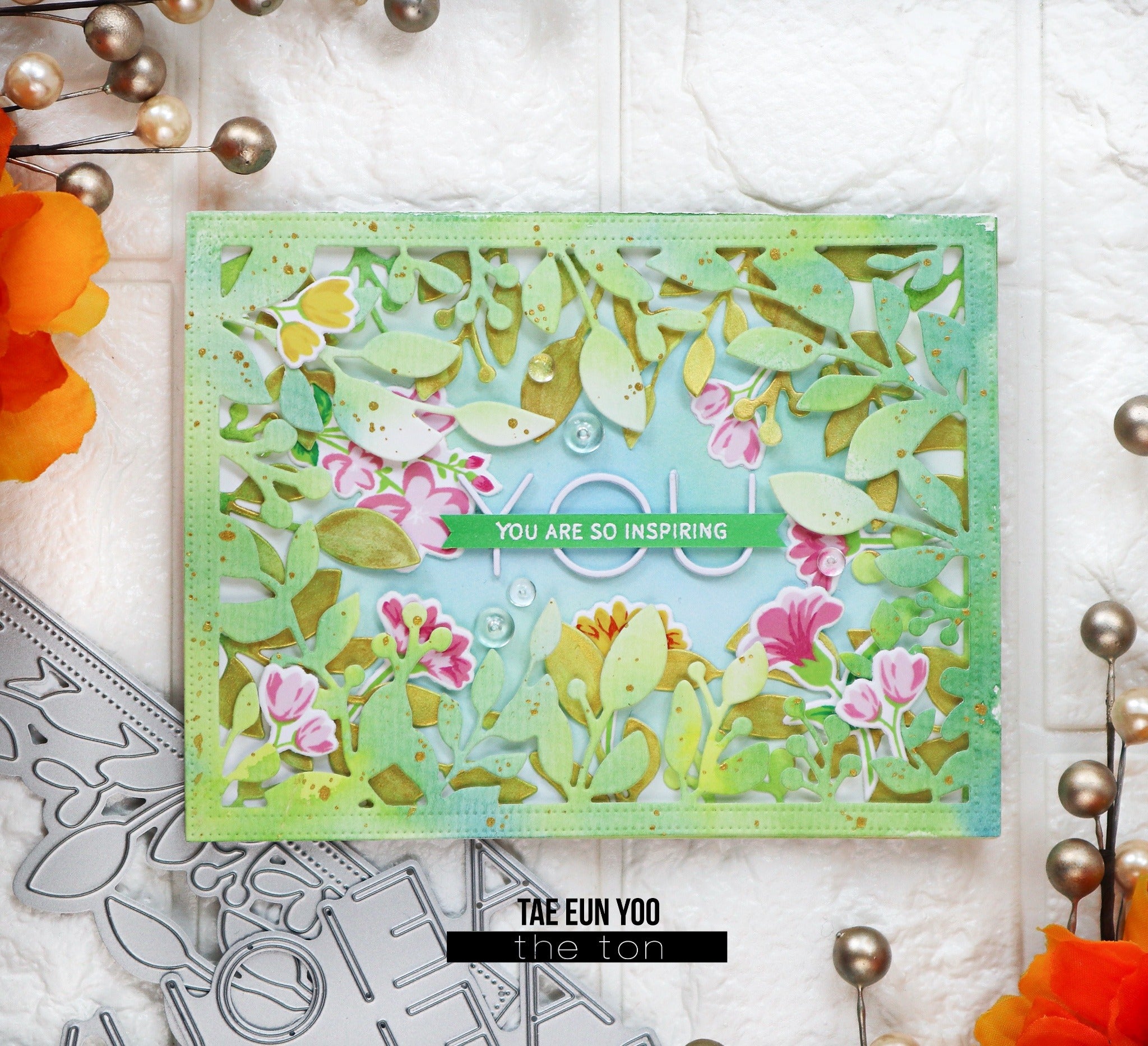 Foliage Border Coverplate Die