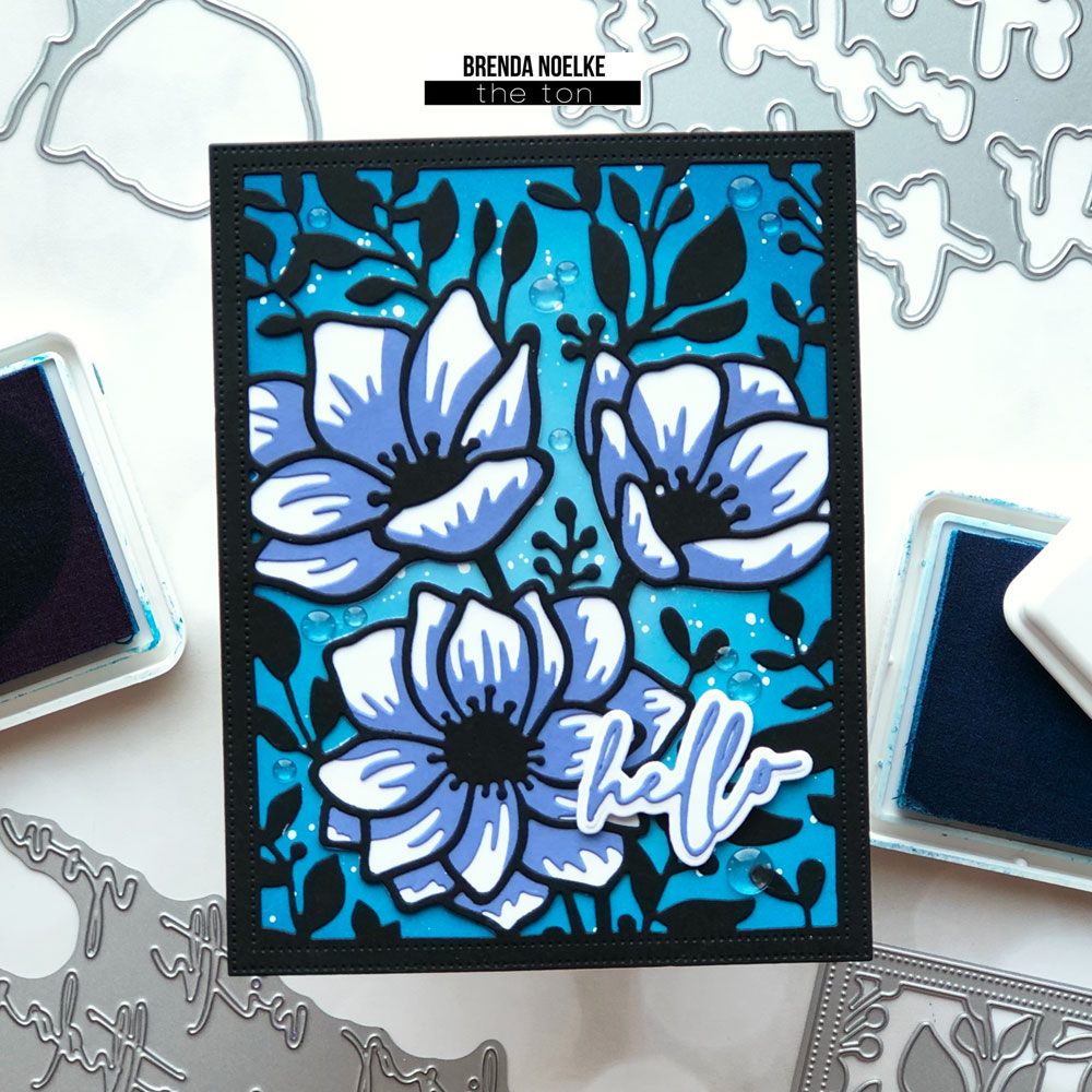 Gathered Anemone Coverplate Die
