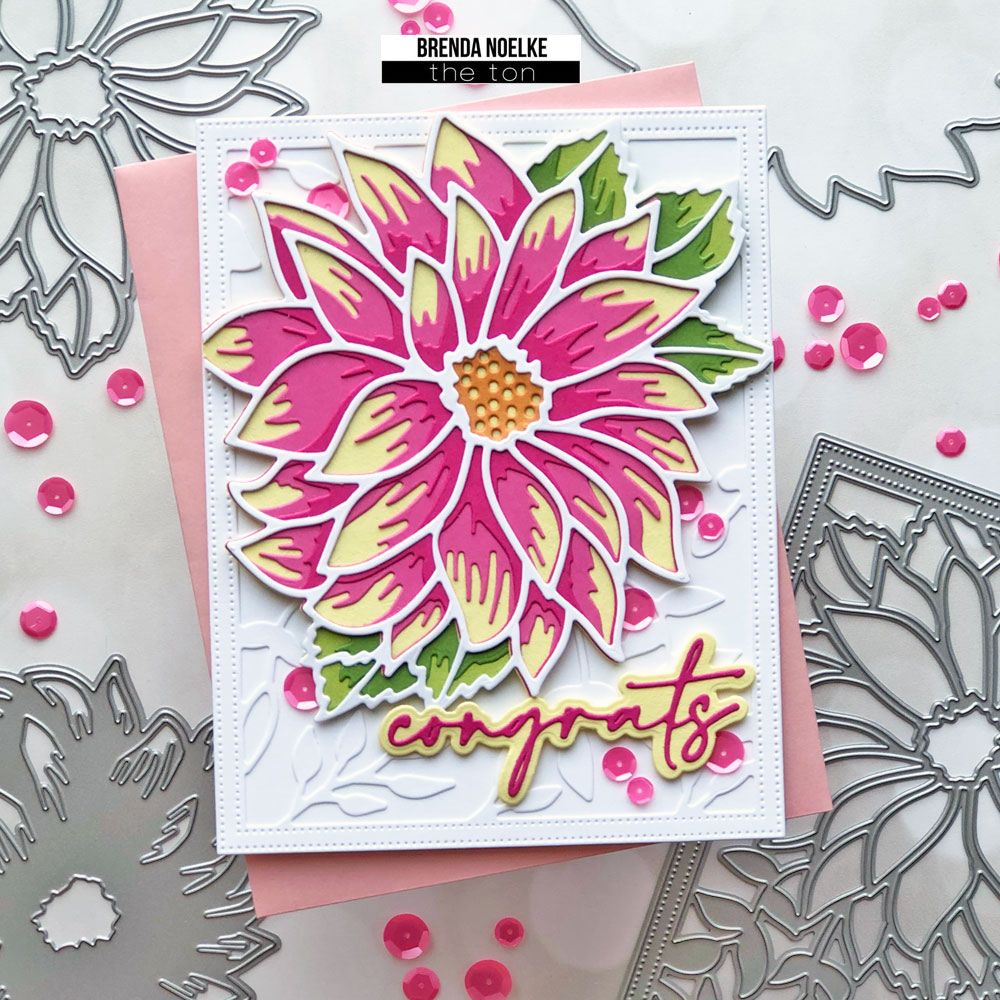 Lone Dahlia Coverplate Die