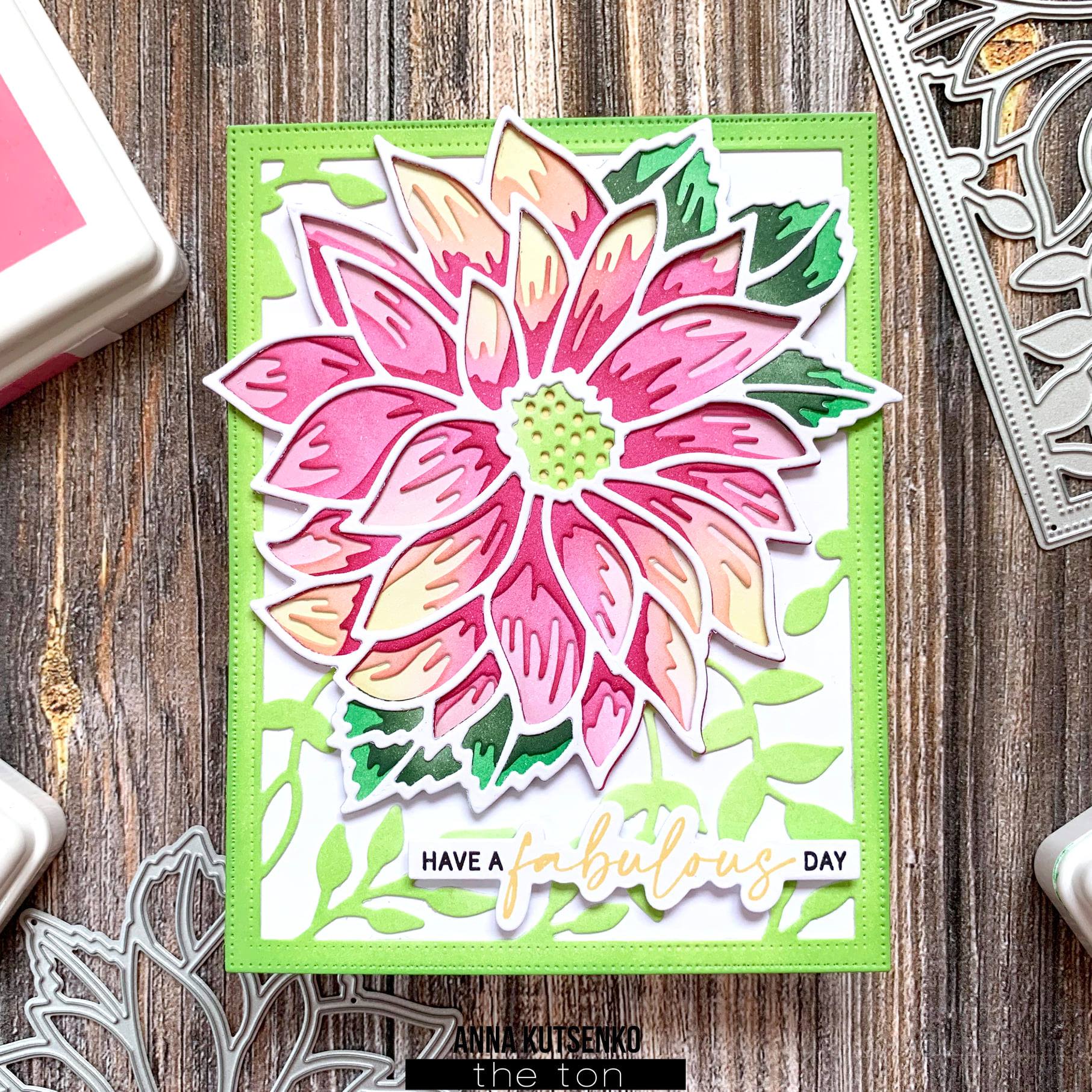 Lovely Dahlia Layering Dies