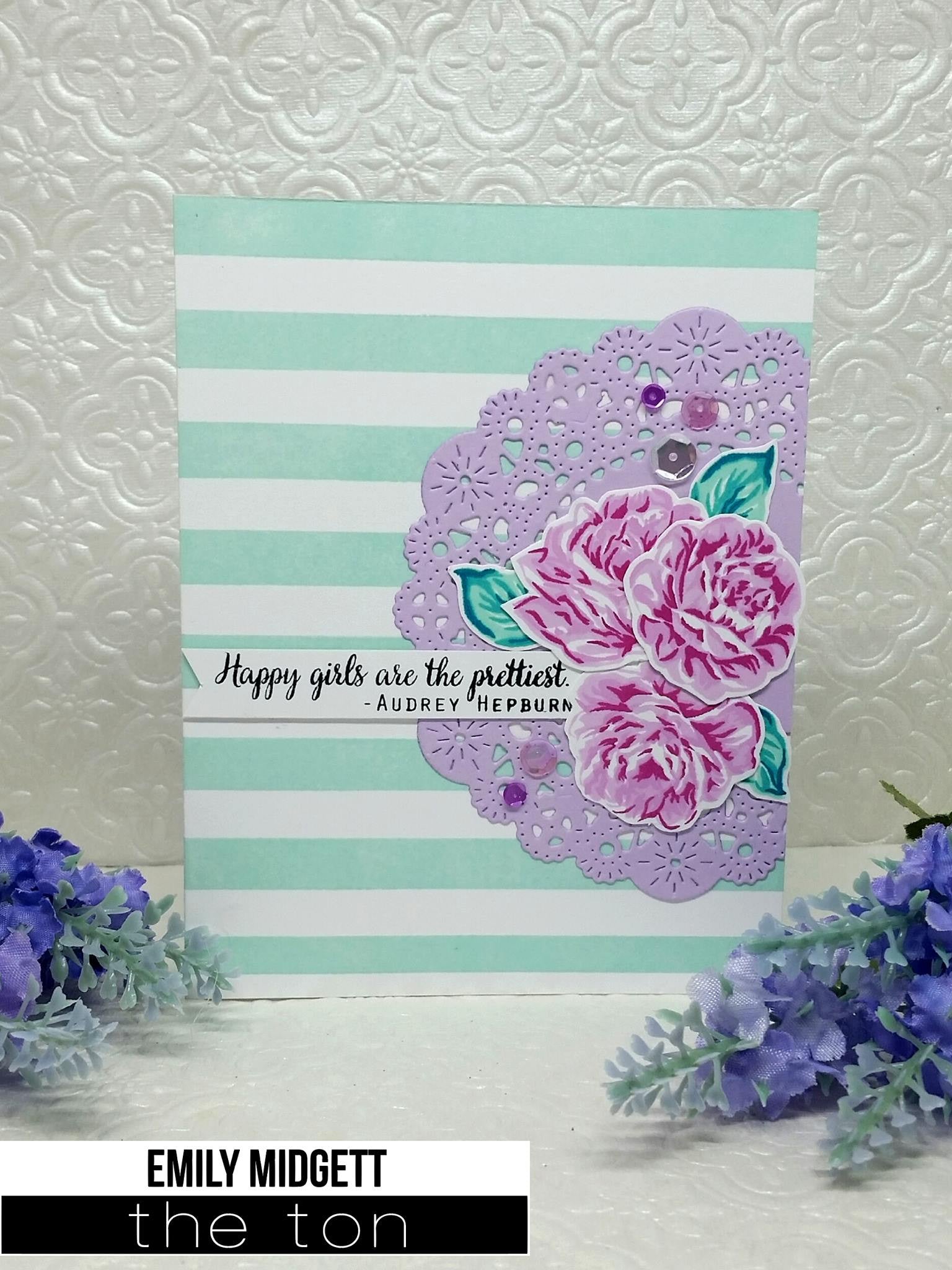 Haute Stripes Cling Background