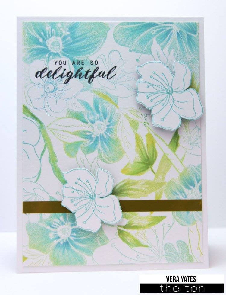 Cherry Blossom Garden Cling Background