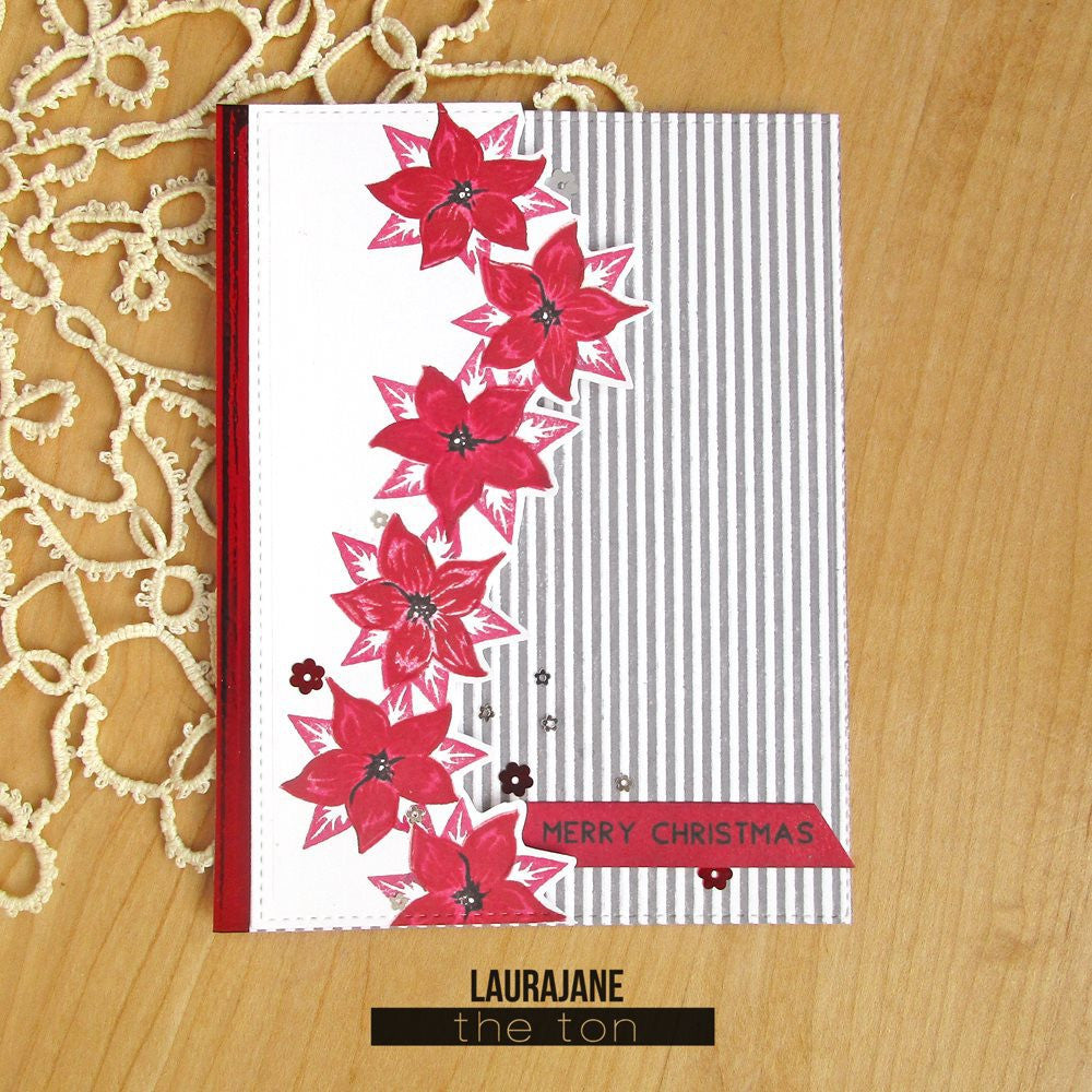 Christmas Poinsettia Mini Set