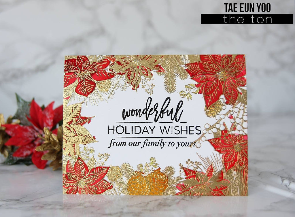 Holiday Border Cling Background