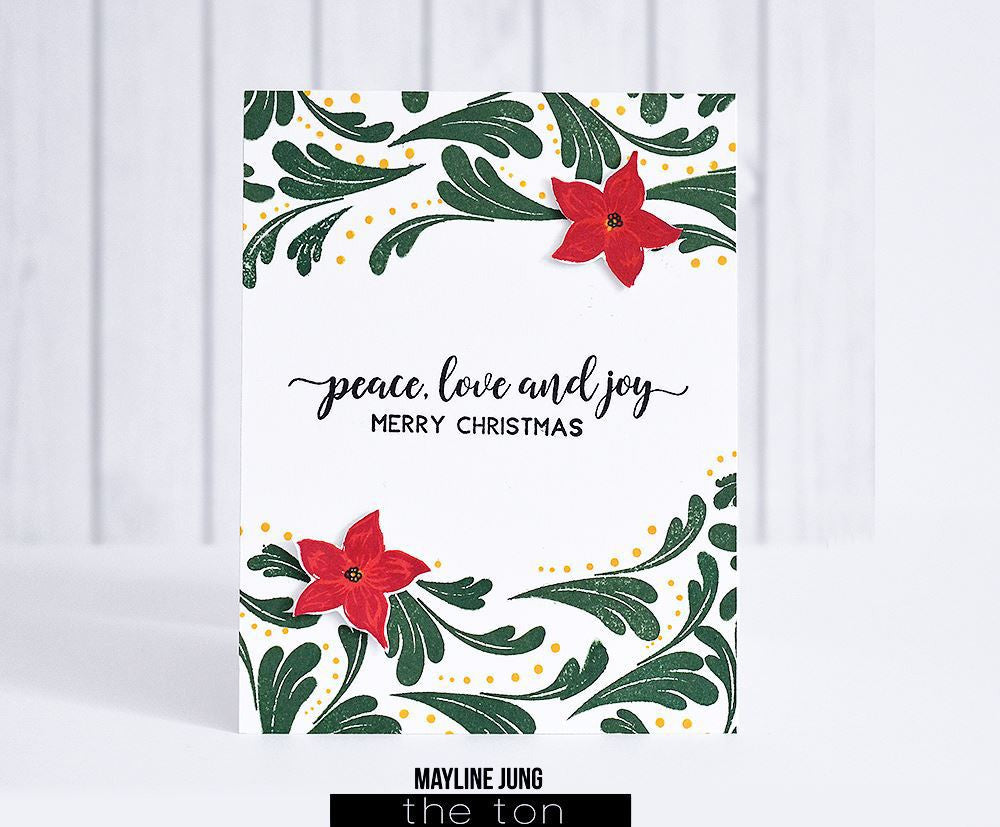 Christmas Poinsettia Mini Set