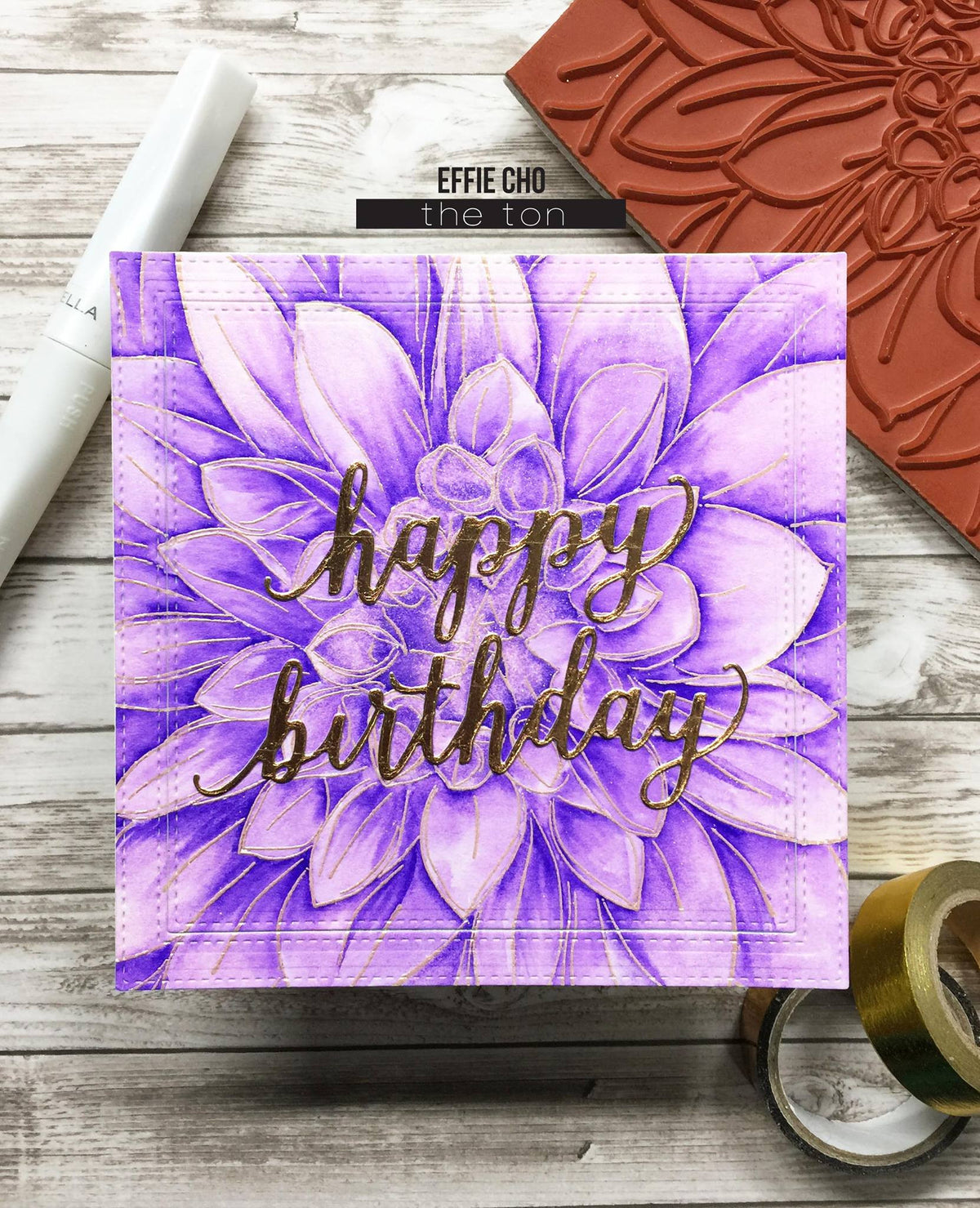 Dahlia Close Up Cling Background