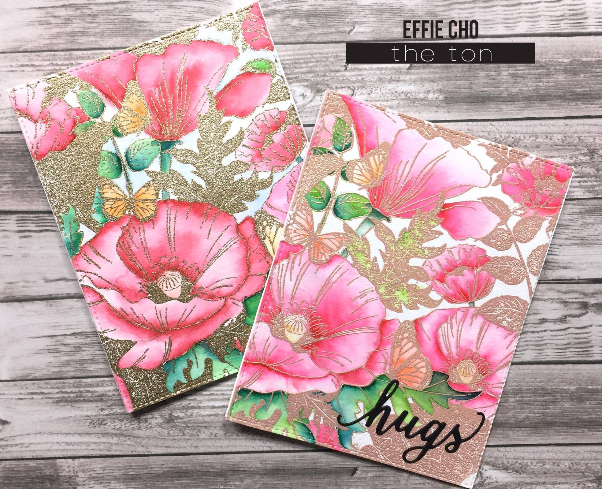Poppy Garden Cling Background