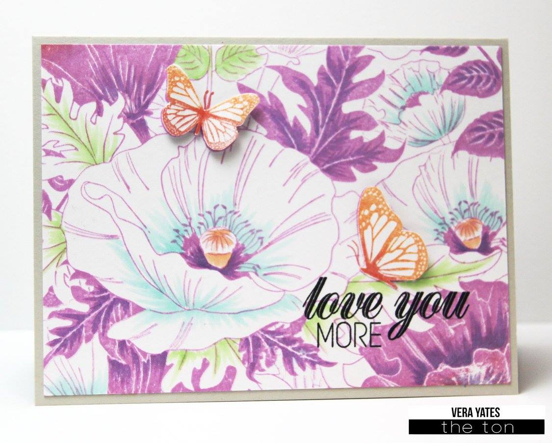 Poppy Garden Cling Background