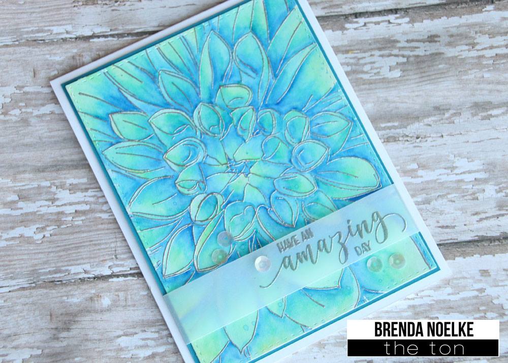 Dahlia Close Up Cling Background