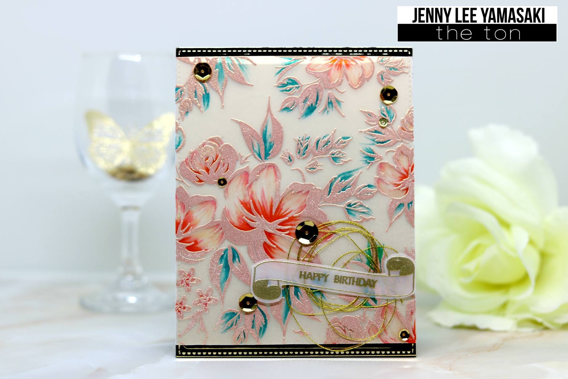 Peony Terrace Cling Background