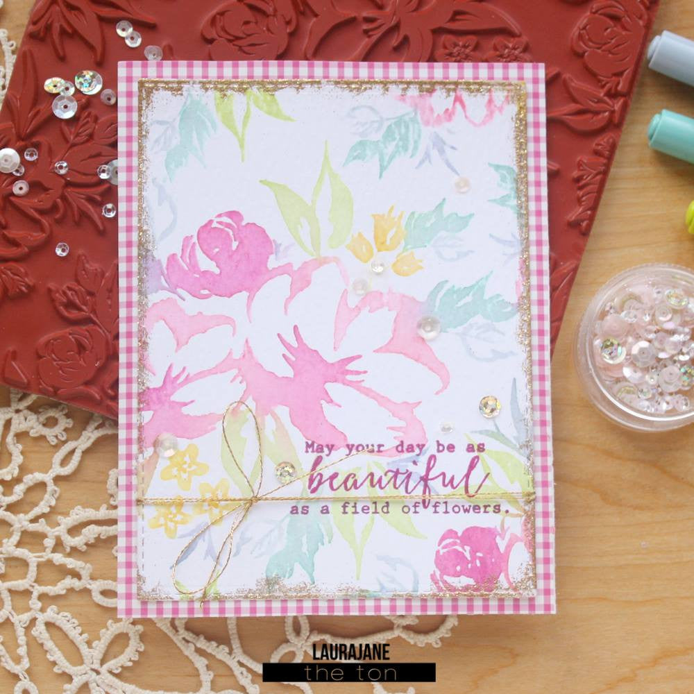 Peony Terrace Cling Background