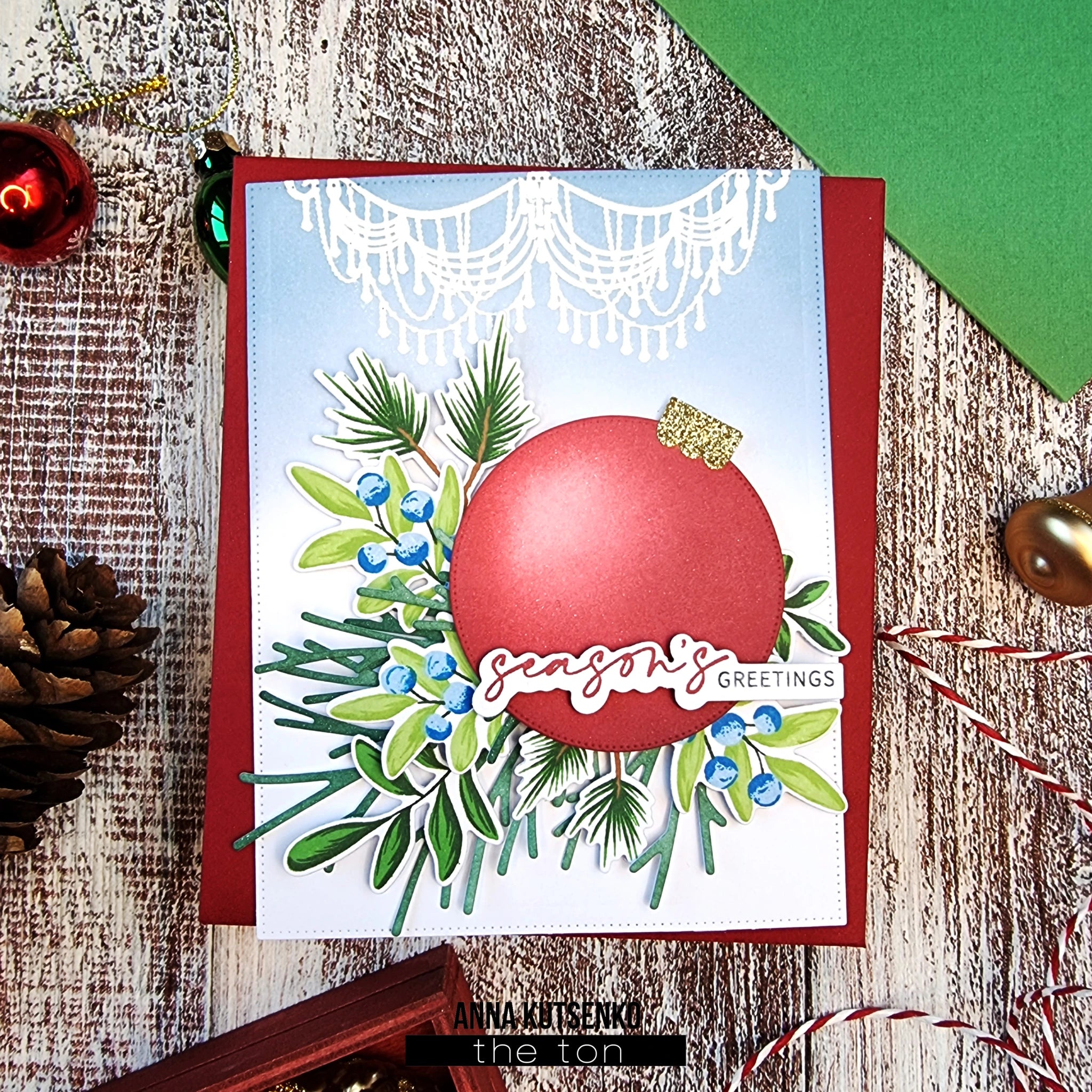 Pine Sprig Cover Die