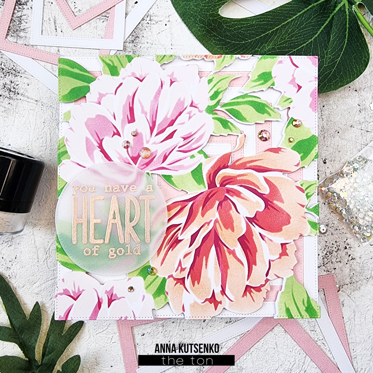 Lush Peonies Layering Stencils
