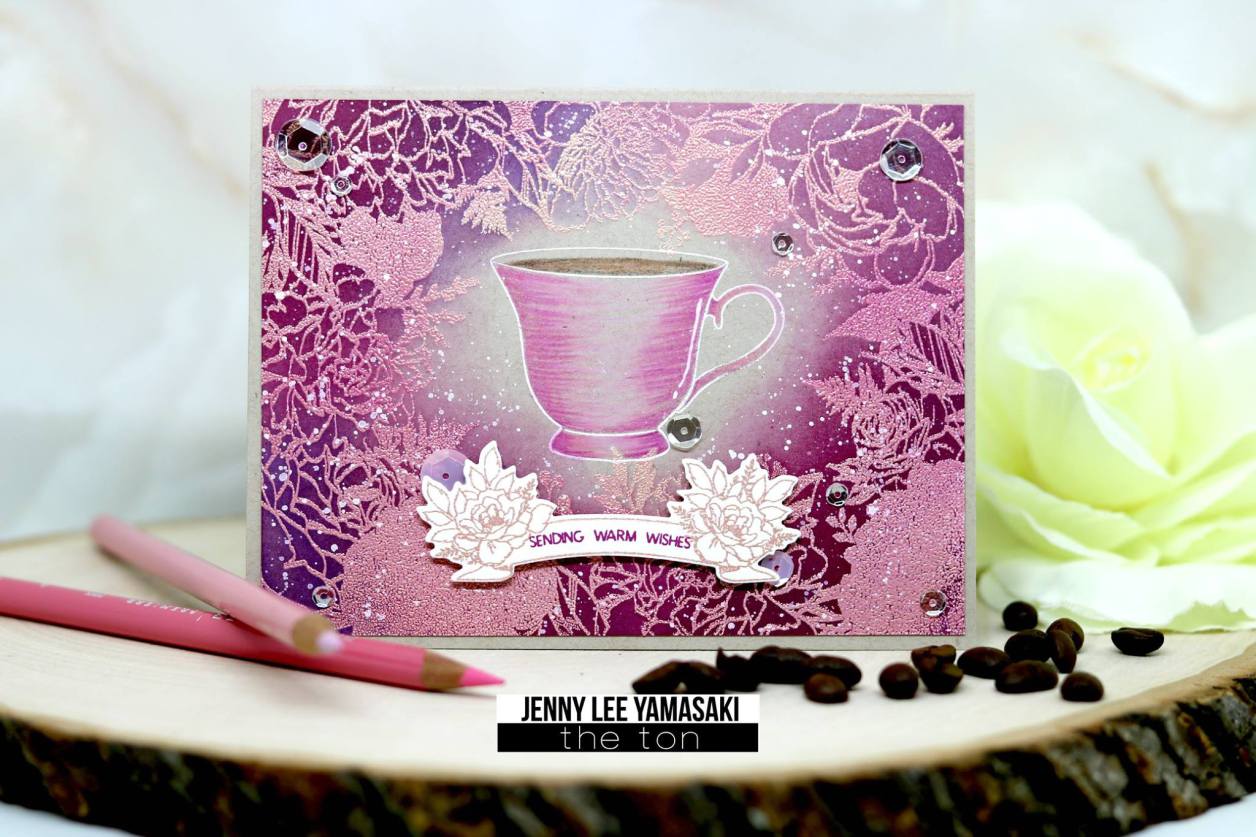 Floral Border Cling Background