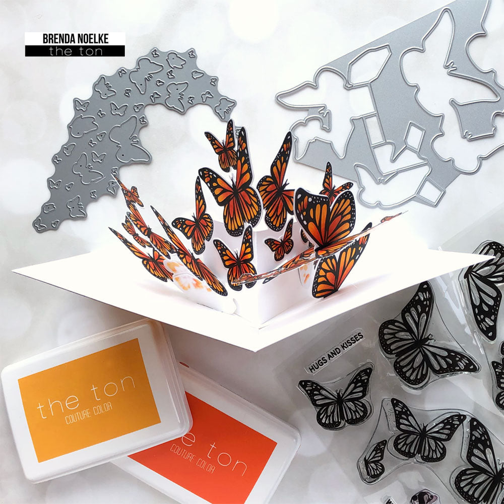 Majestic Monarchs Pop-Up Dies (Stamp NOT included)