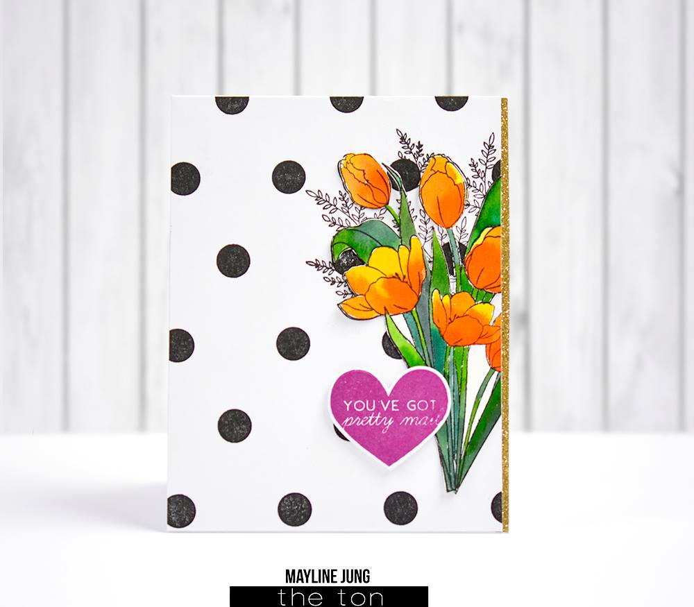 Polka Dot Cling Background
