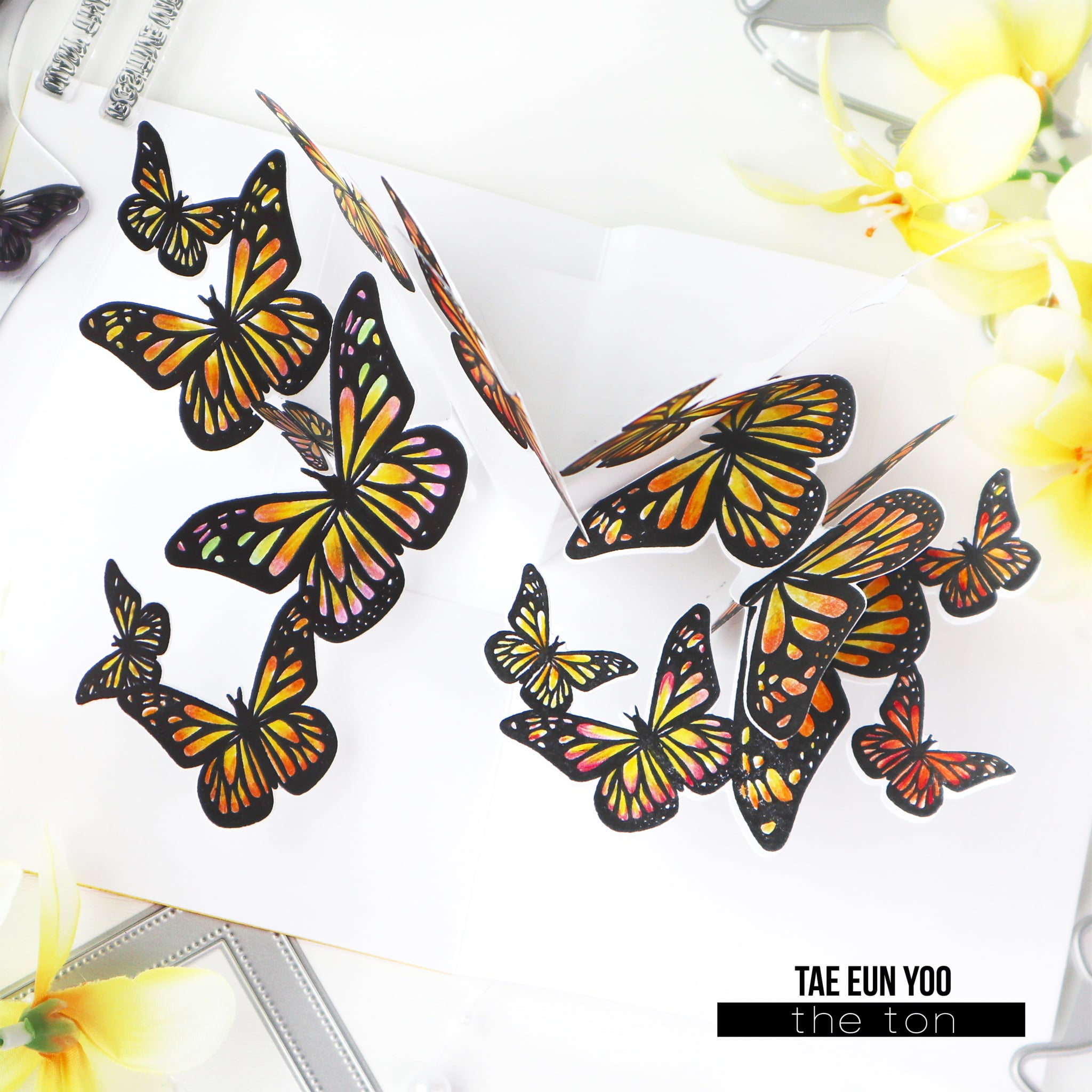 Majestic Monarchs Pop-Up Dies (Stamp NOT included)