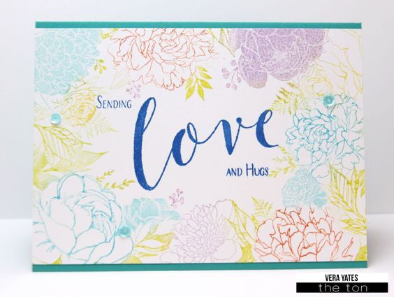 Floral Border Cling Background