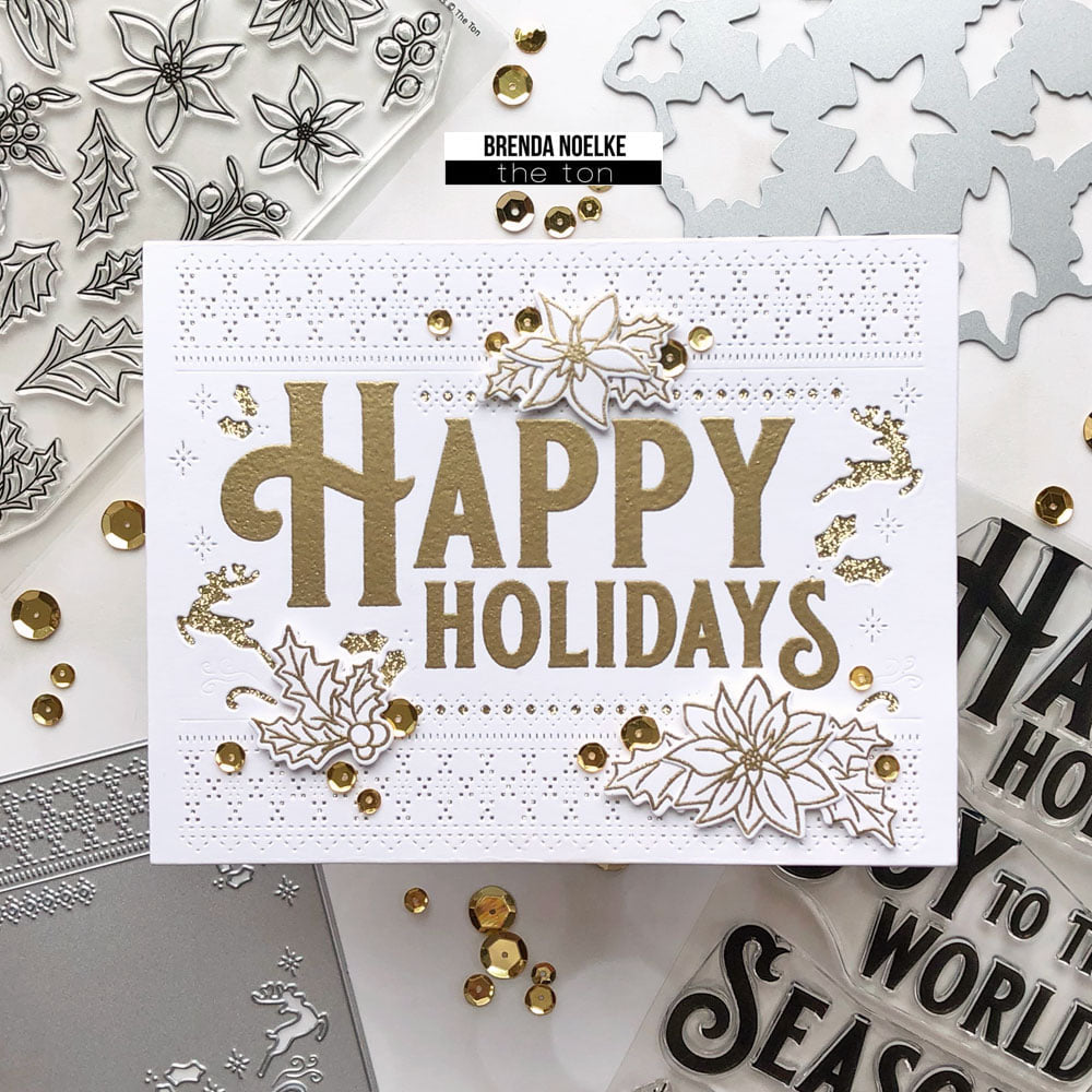 Festive Folk Coverplate Die