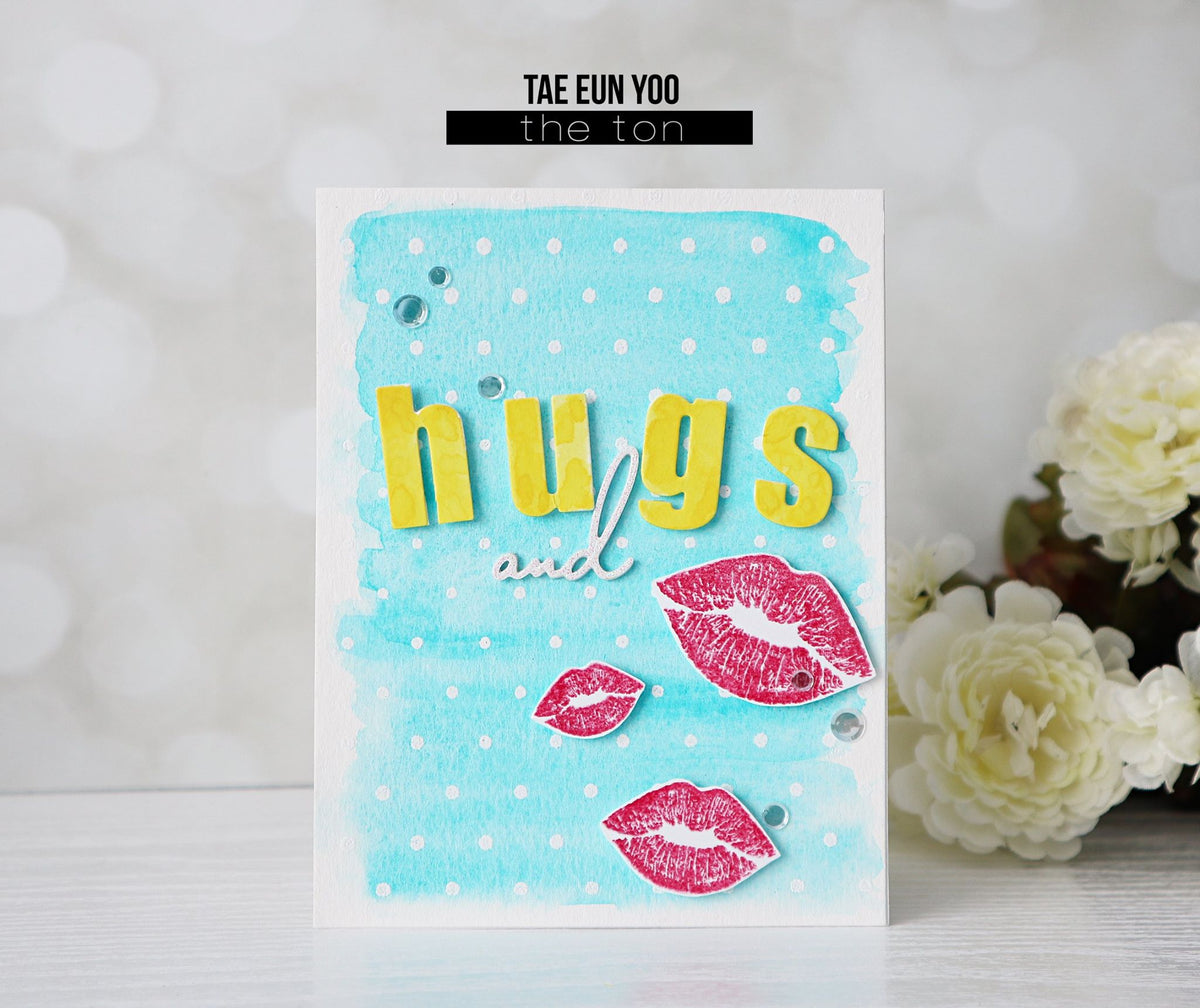 Bold General Greeting Word Plate Dies