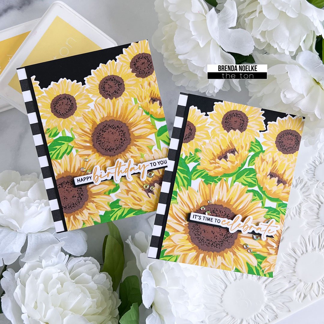 Sunflower Fields Layering Stencils