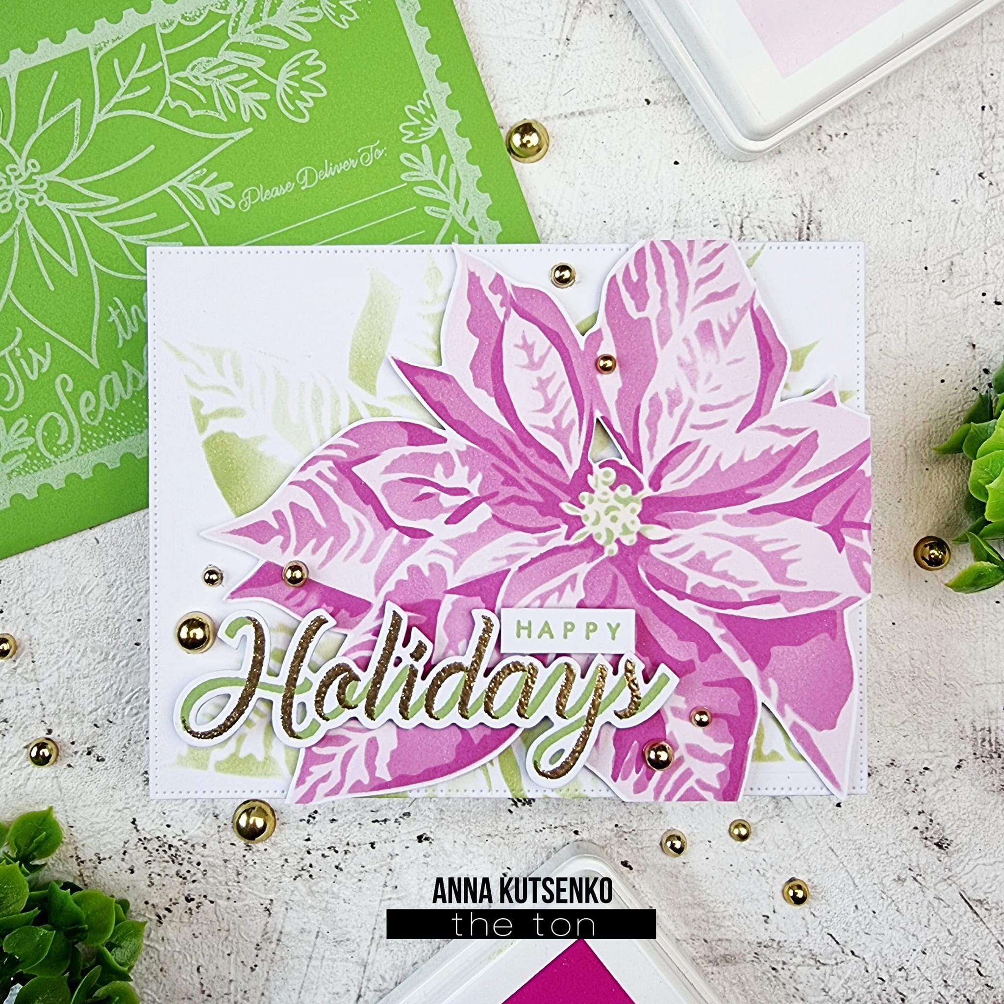 Jumbo Poinsettia Layering Stencils