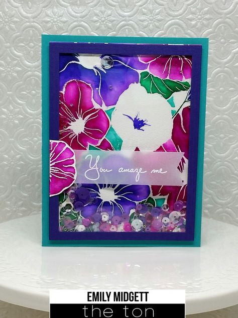 Morning Glory Garden Cling Background