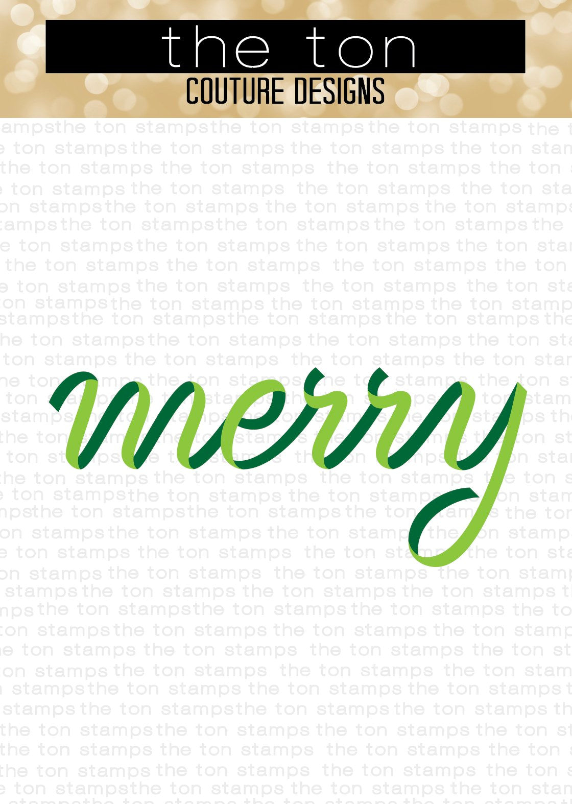 Ribbons Merry Layering Stencils
