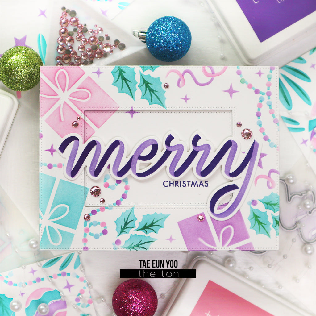 Jolly Season Large Stencils