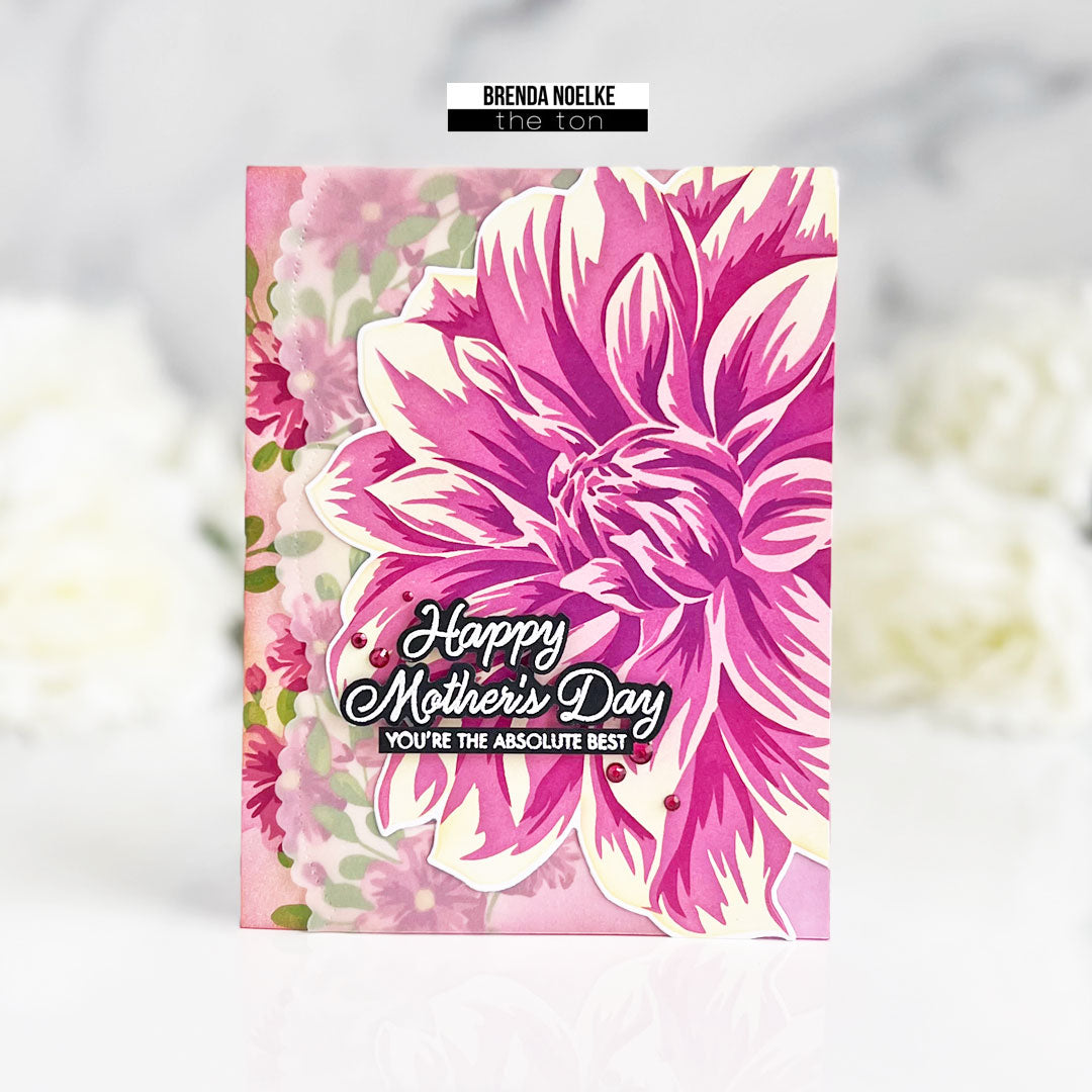 Sunkissed Dahlia Layering Stencils