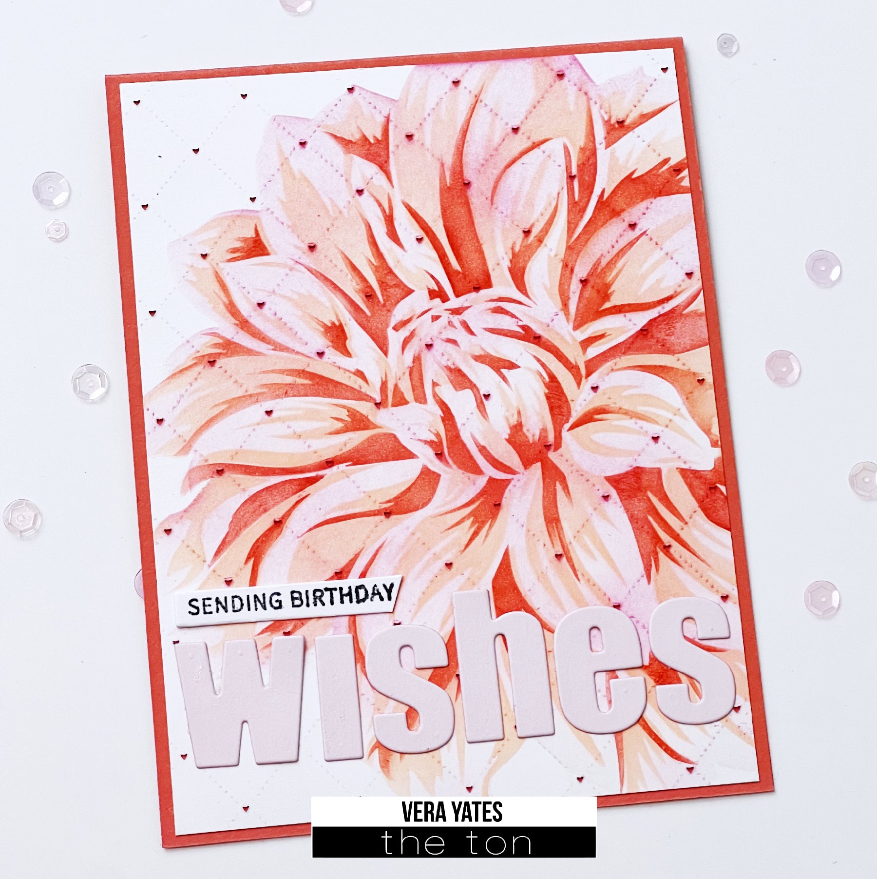 Sunkissed Dahlia Layering Stencils