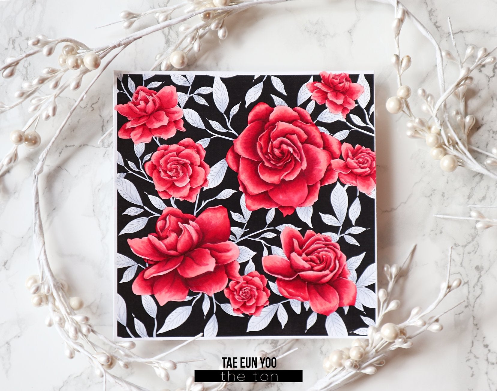Gardenia Garden Cling Background