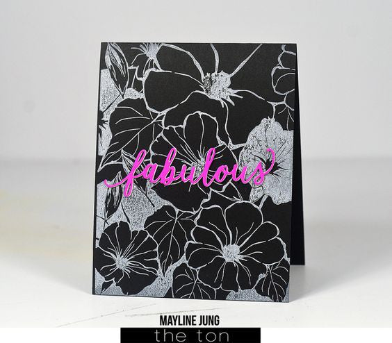 Morning Glory Garden Cling Background