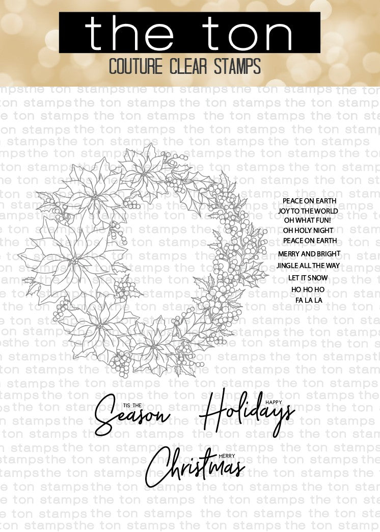 Poinsettia Wreath