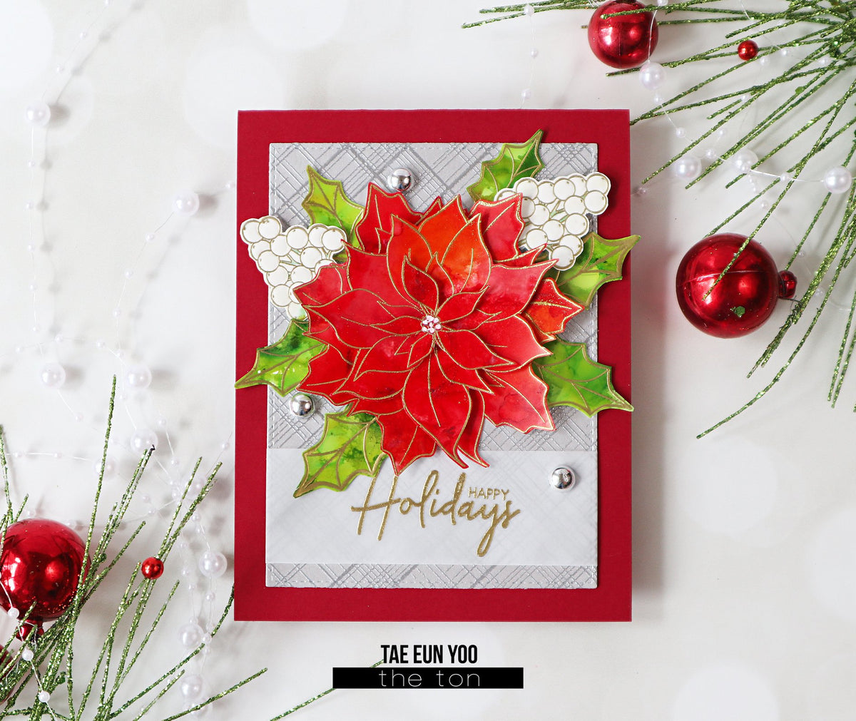 Loose Poinsettias