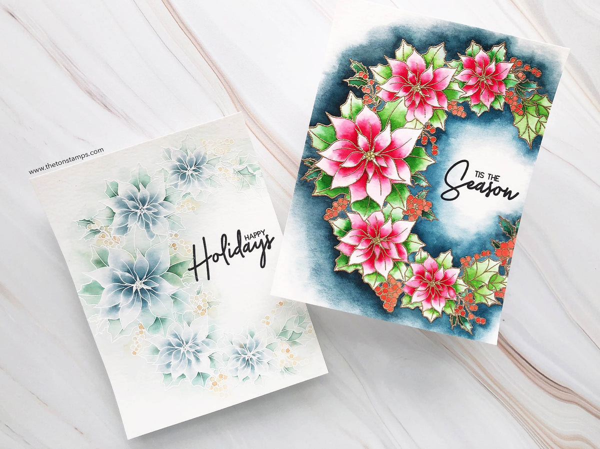 Poinsettia Wreath