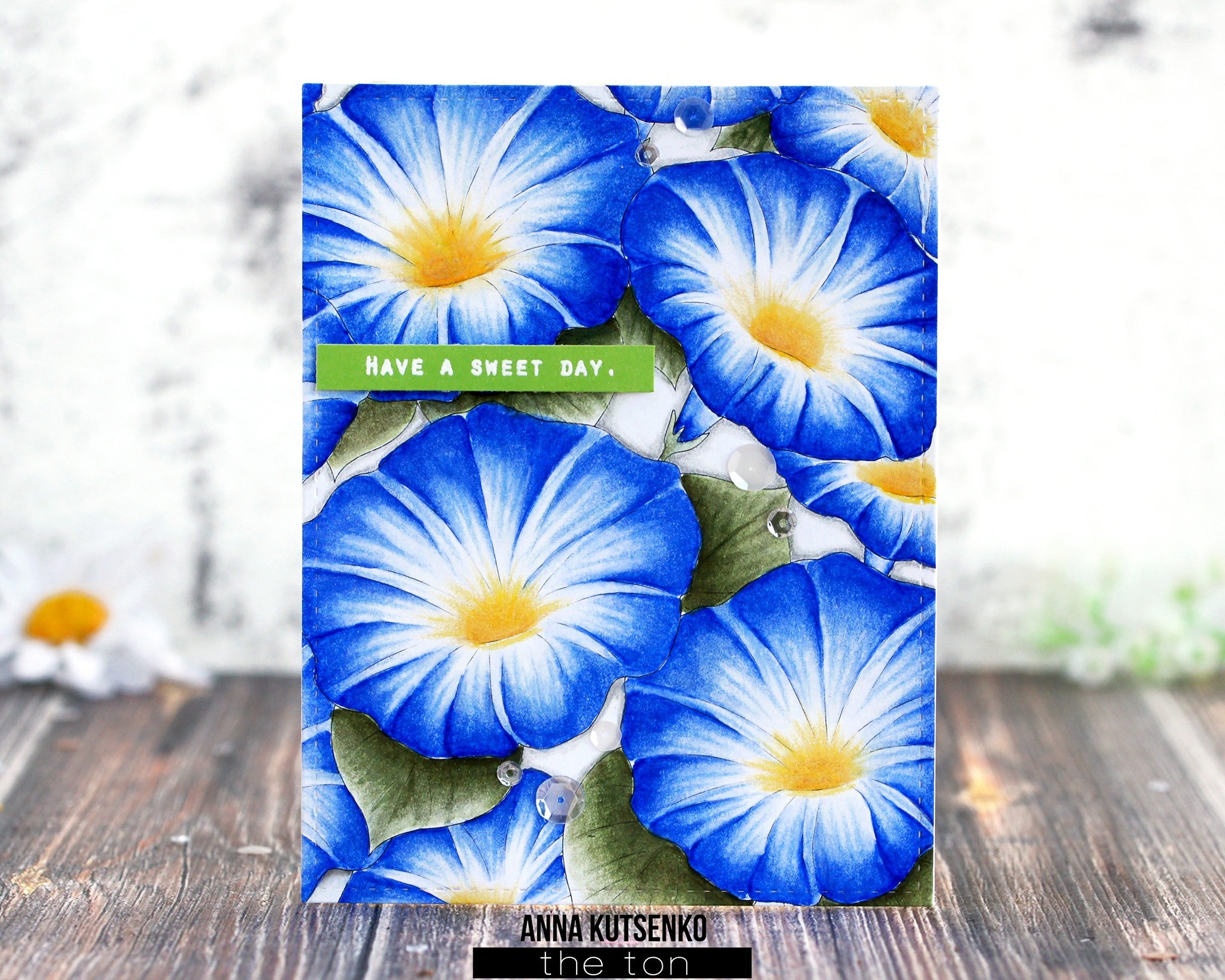 Morning Glory Park Cluster Cling Background